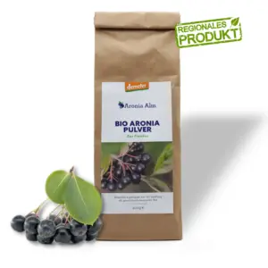 Bio Aronia Pulver von der Aronia Alm