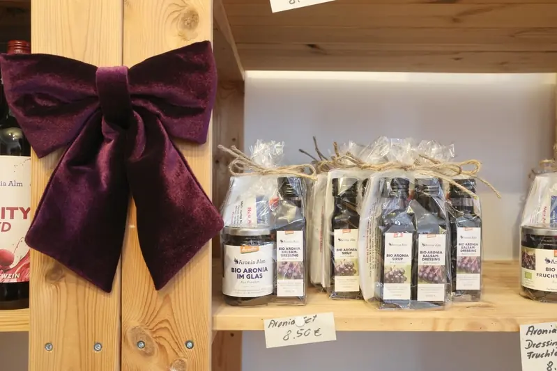 Aronia Alm Produkte im Hofladen